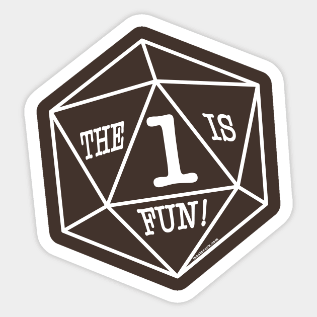 The 1 Is Fun! Sticker by MaatCrook